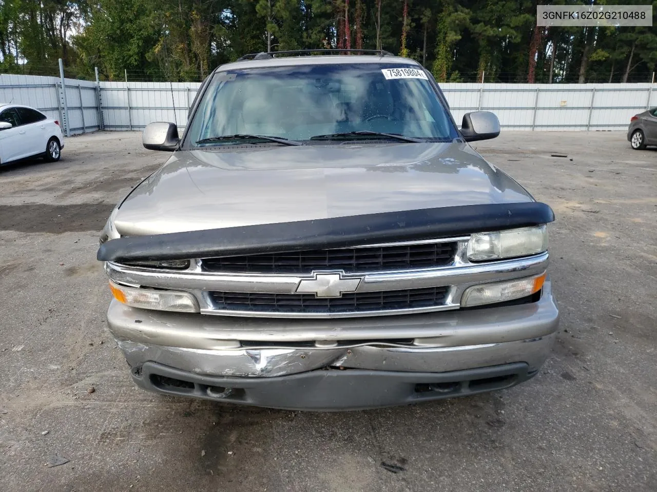 2002 Chevrolet Suburban K1500 VIN: 3GNFK16Z02G210488 Lot: 75819804