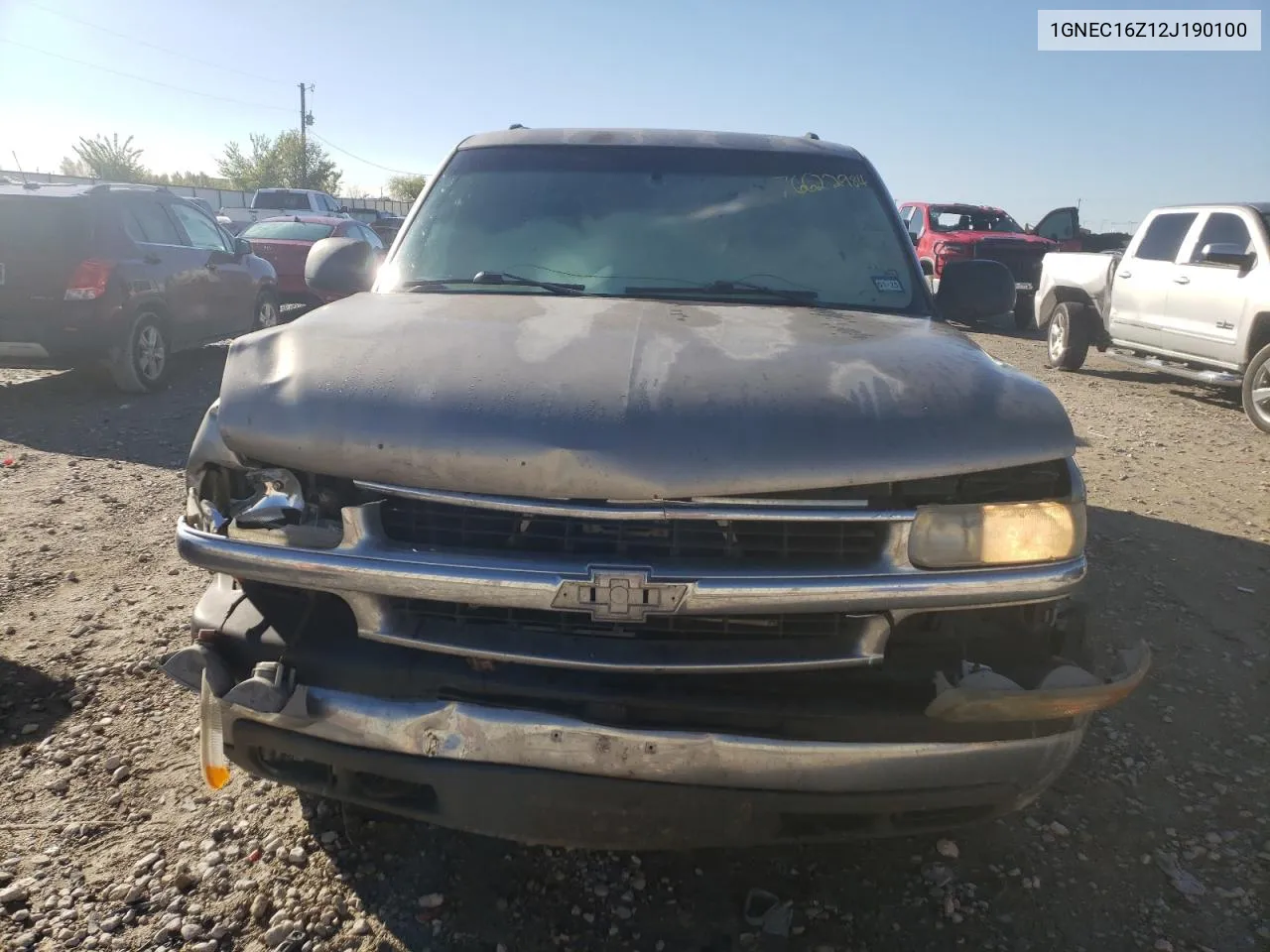 2002 Chevrolet Suburban C1500 VIN: 1GNEC16Z12J190100 Lot: 76622984