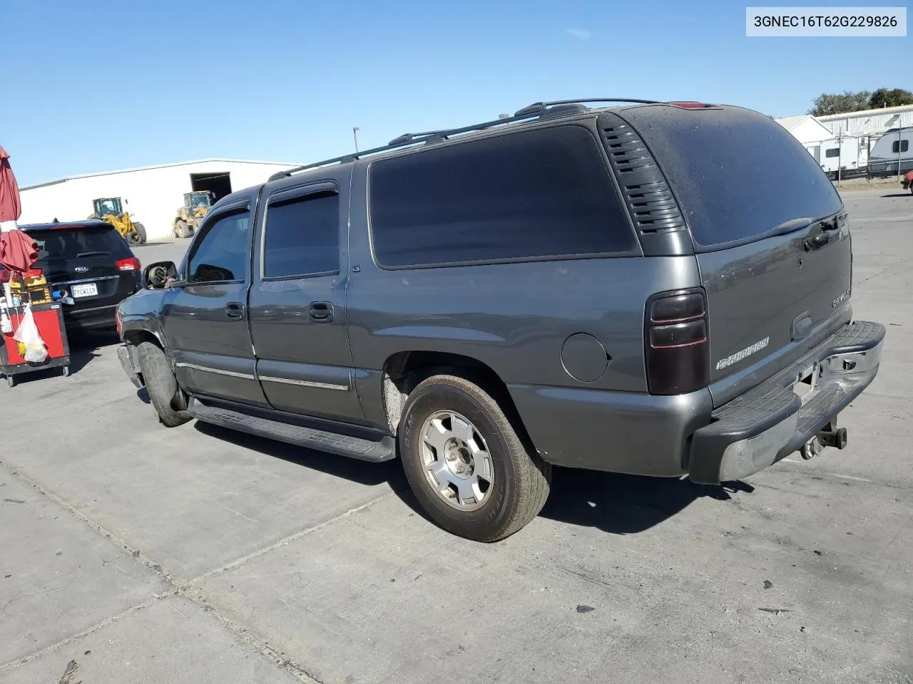 2002 Chevrolet Suburban C1500 VIN: 3GNEC16T62G229826 Lot: 76776004