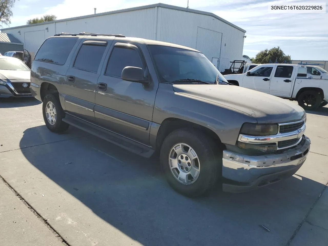 2002 Chevrolet Suburban C1500 VIN: 3GNEC16T62G229826 Lot: 76776004