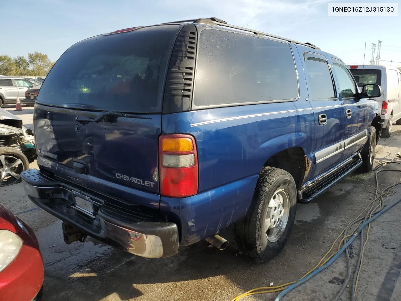 2002 Chevrolet Suburban C1500 VIN: 1GNEC16Z12J315130 Lot: 76793324