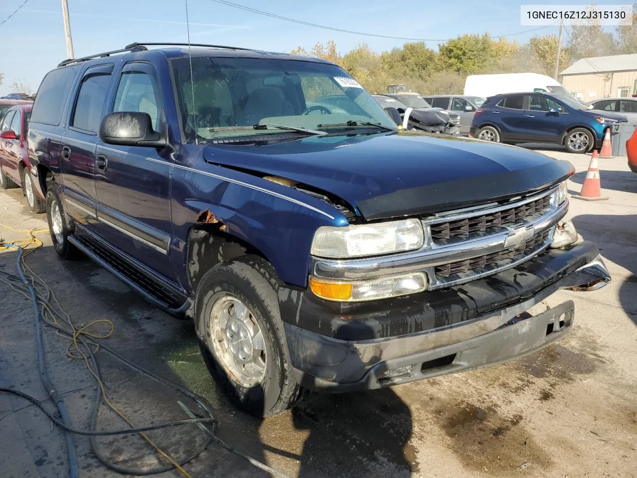 2002 Chevrolet Suburban C1500 VIN: 1GNEC16Z12J315130 Lot: 76793324