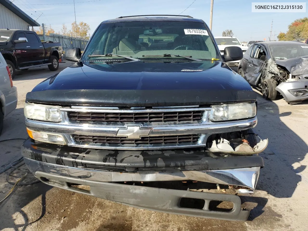 2002 Chevrolet Suburban C1500 VIN: 1GNEC16Z12J315130 Lot: 76793324