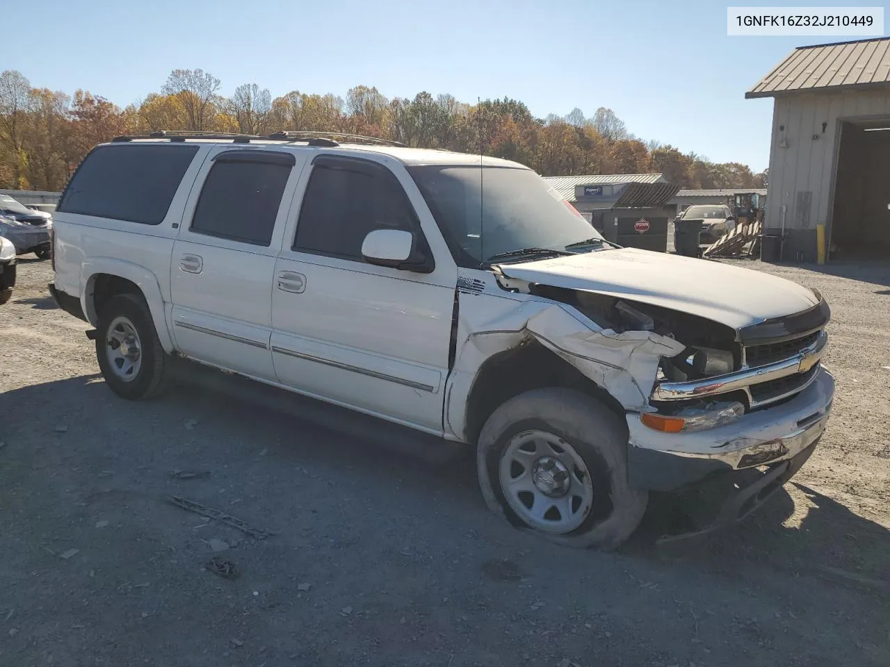 2002 Chevrolet Suburban K1500 VIN: 1GNFK16Z32J210449 Lot: 77373774