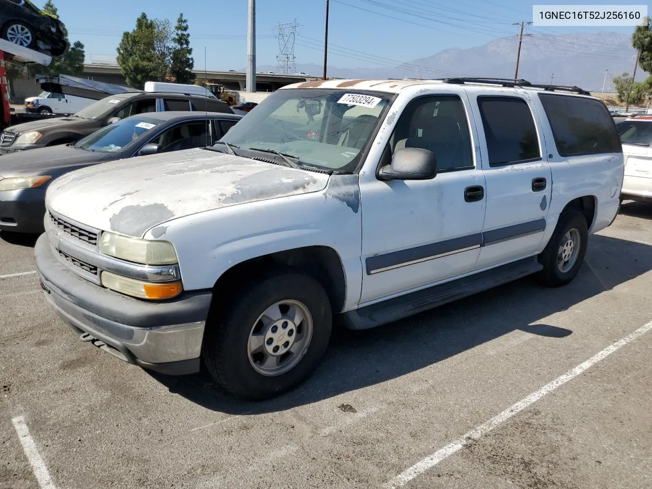 2002 Chevrolet Suburban C1500 VIN: 1GNEC16T52J256160 Lot: 77503294