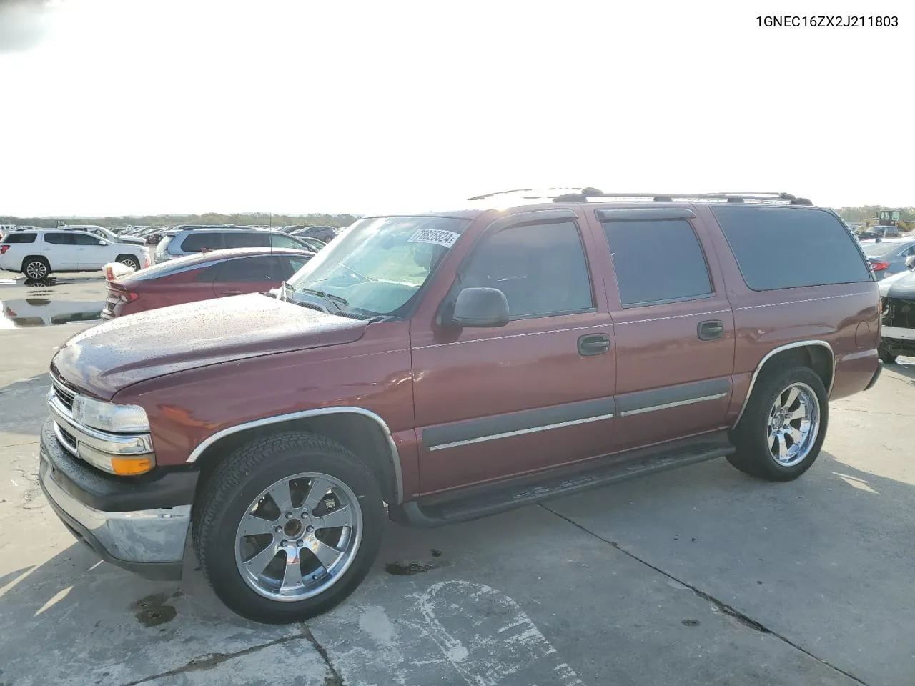 2002 Chevrolet Suburban C1500 VIN: 1GNEC16ZX2J211803 Lot: 78825824