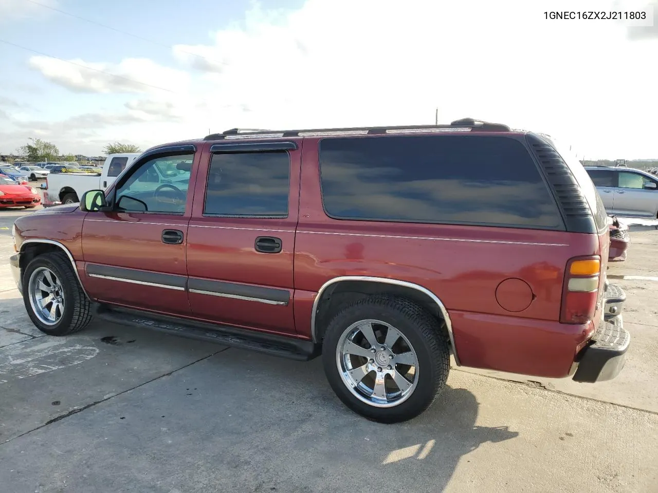 2002 Chevrolet Suburban C1500 VIN: 1GNEC16ZX2J211803 Lot: 78825824