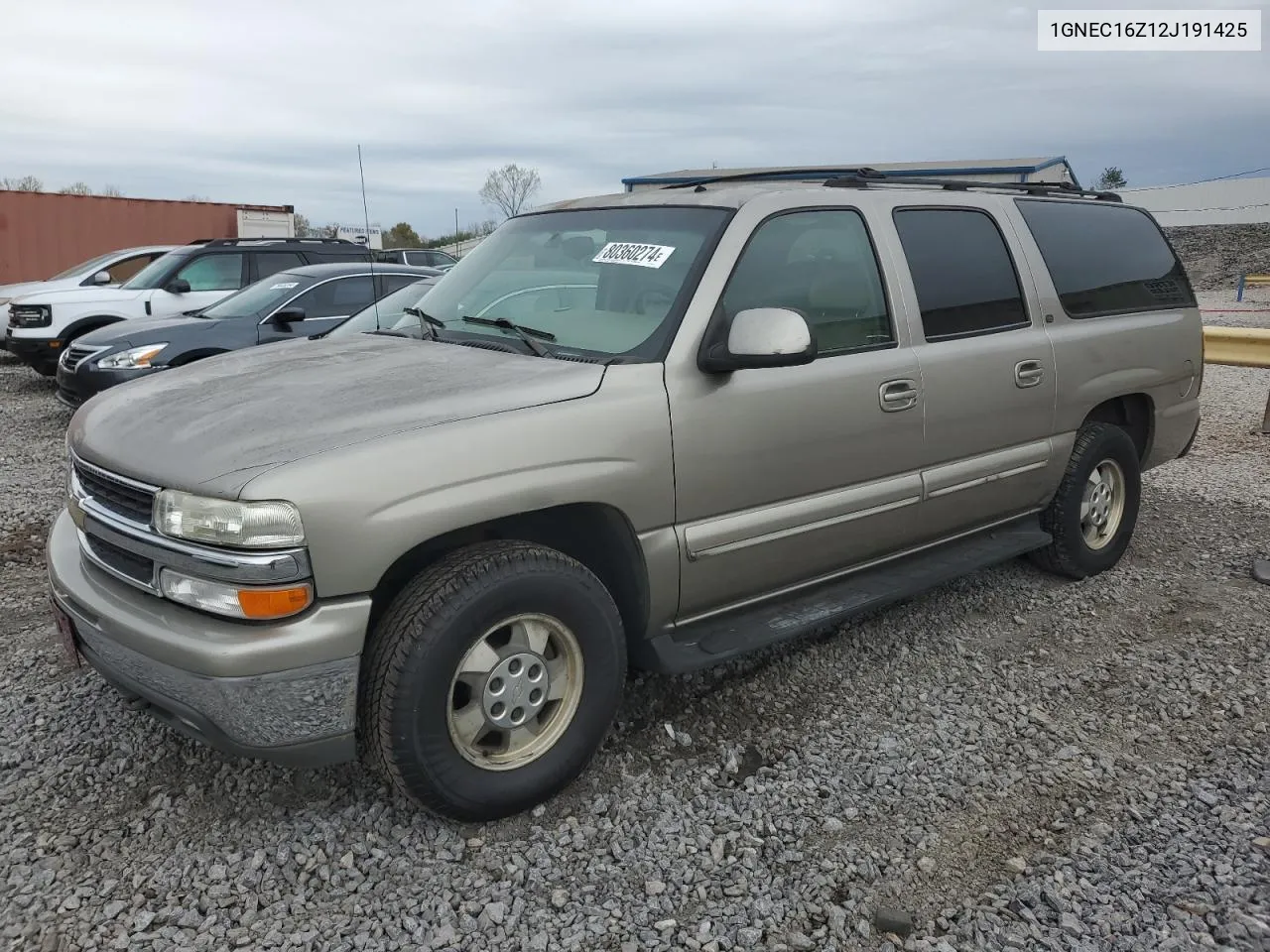 2002 Chevrolet Suburban C1500 VIN: 1GNEC16Z12J191425 Lot: 80360274