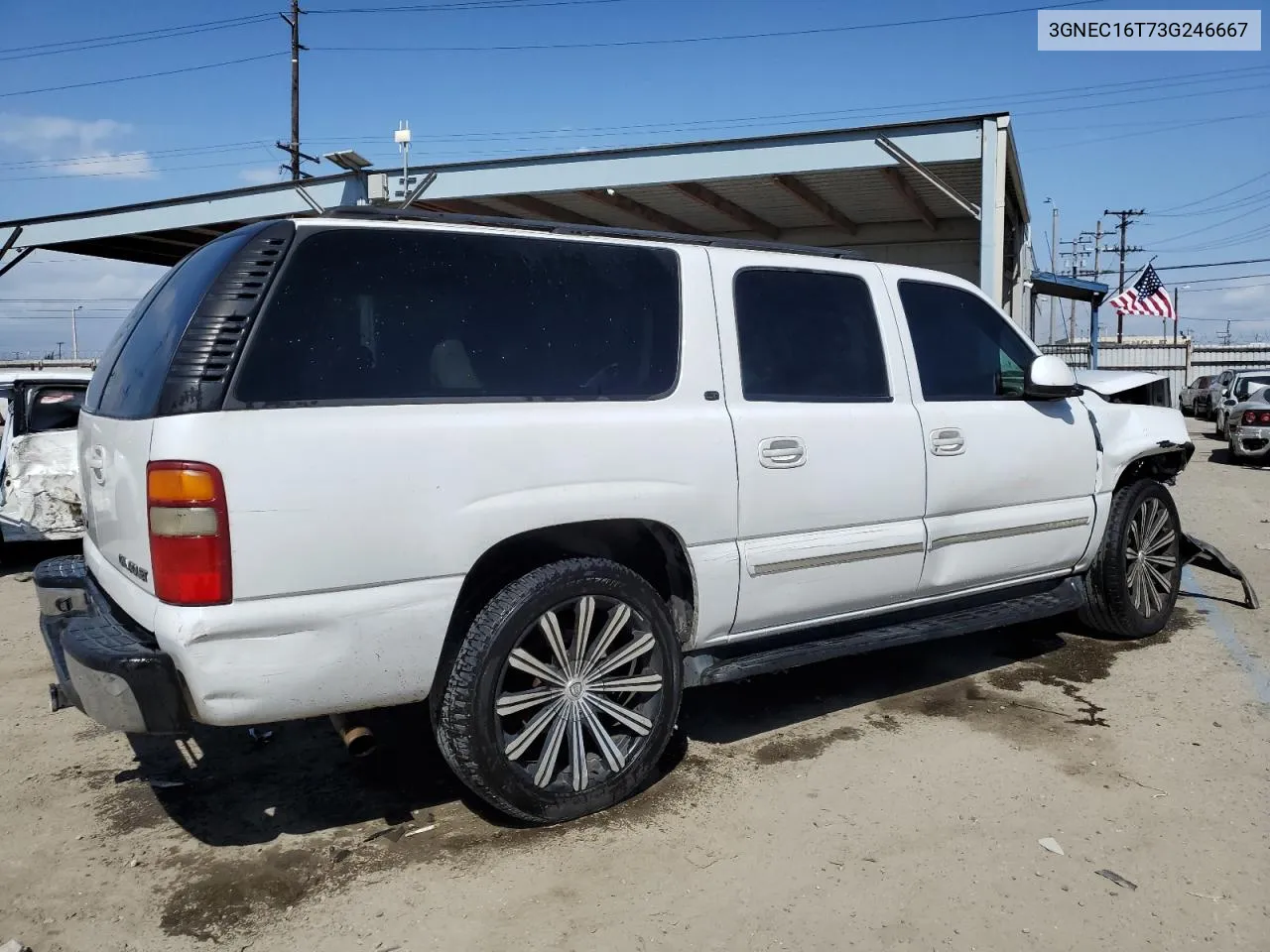 2003 Chevrolet Suburban C1500 VIN: 3GNEC16T73G246667 Lot: 50145264