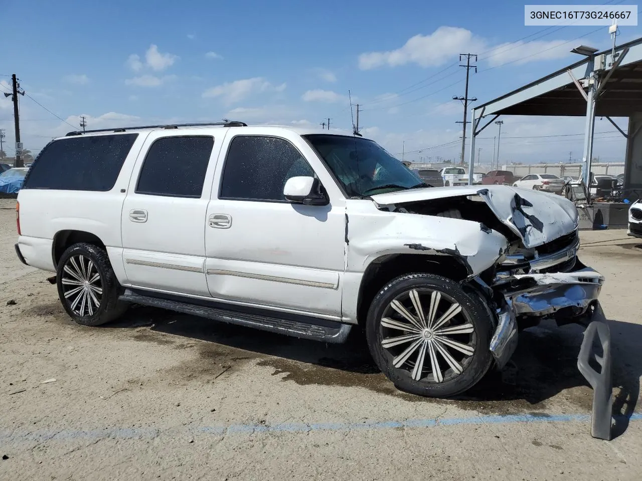 2003 Chevrolet Suburban C1500 VIN: 3GNEC16T73G246667 Lot: 50145264