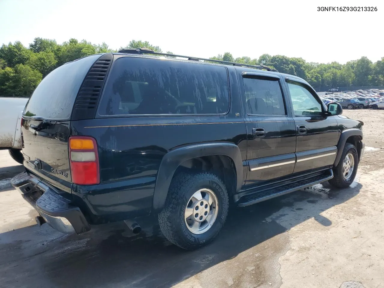 2003 Chevrolet Suburban K1500 VIN: 3GNFK16Z93G213326 Lot: 59836214