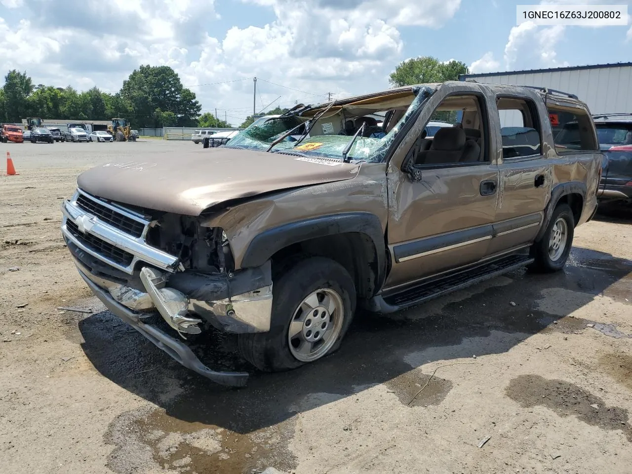 1GNEC16Z63J200802 2003 Chevrolet Suburban C1500