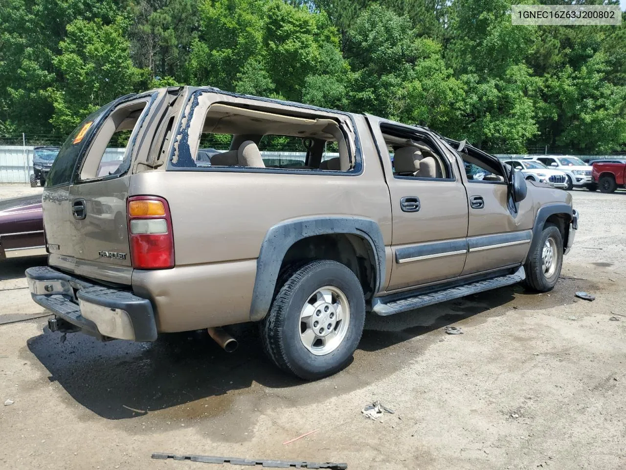 1GNEC16Z63J200802 2003 Chevrolet Suburban C1500