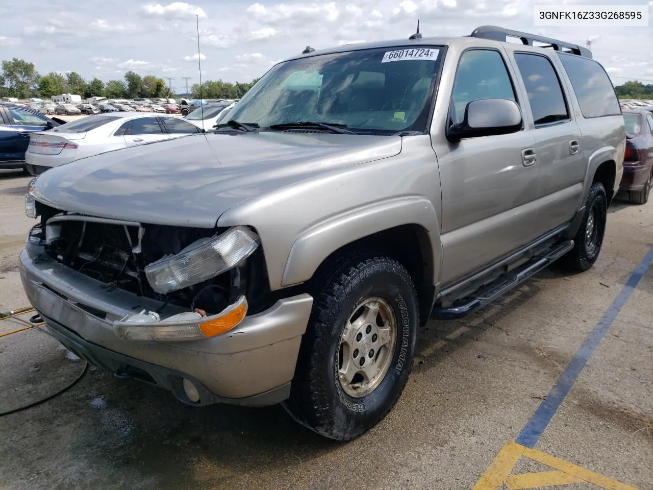 2003 Chevrolet Suburban K1500 VIN: 3GNFK16Z33G268595 Lot: 66014724