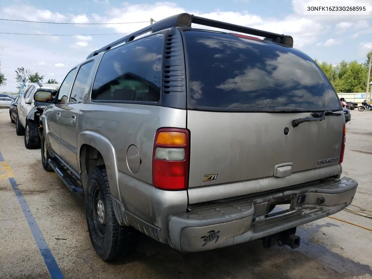 2003 Chevrolet Suburban K1500 VIN: 3GNFK16Z33G268595 Lot: 66014724