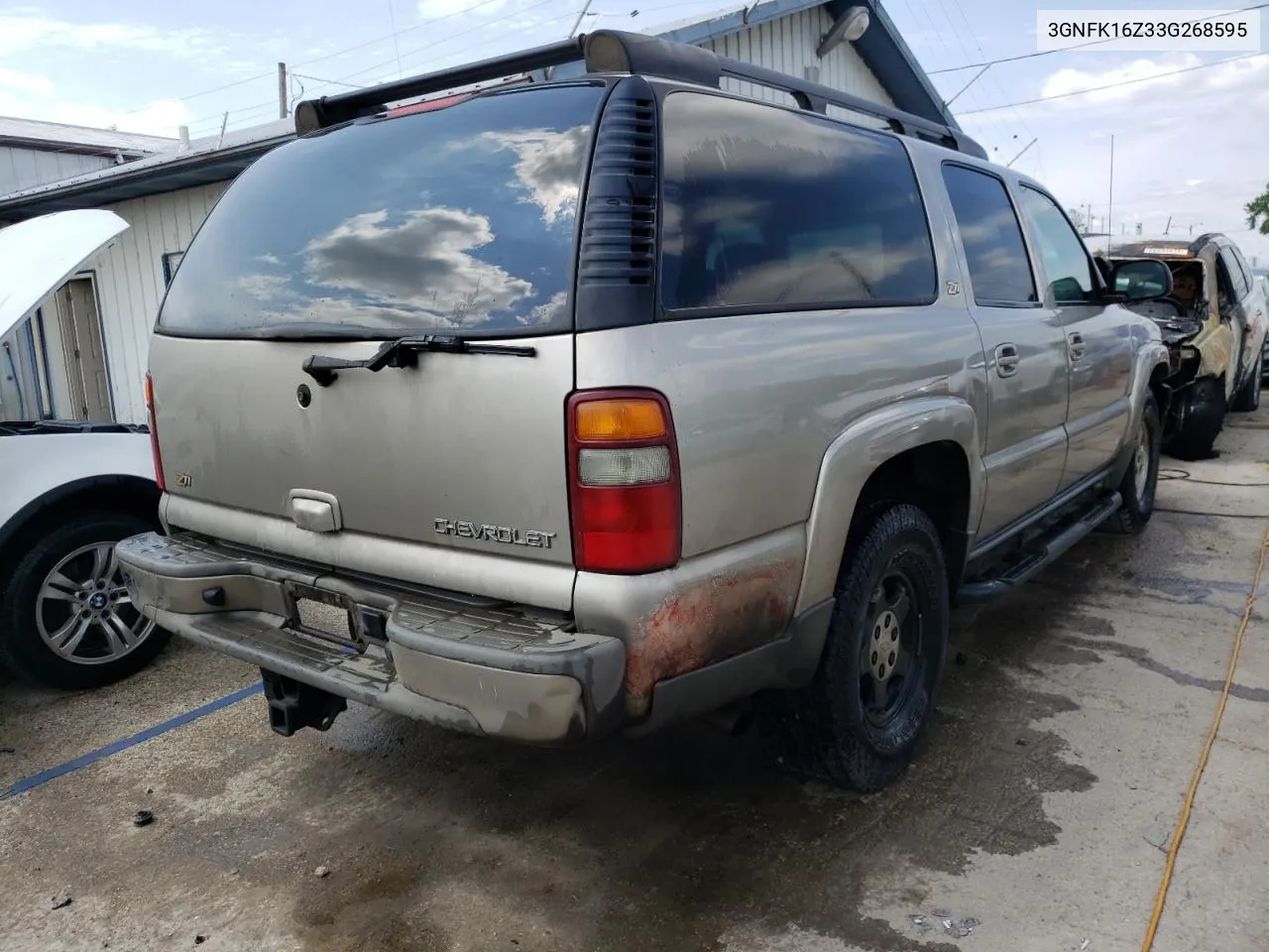 2003 Chevrolet Suburban K1500 VIN: 3GNFK16Z33G268595 Lot: 66014724