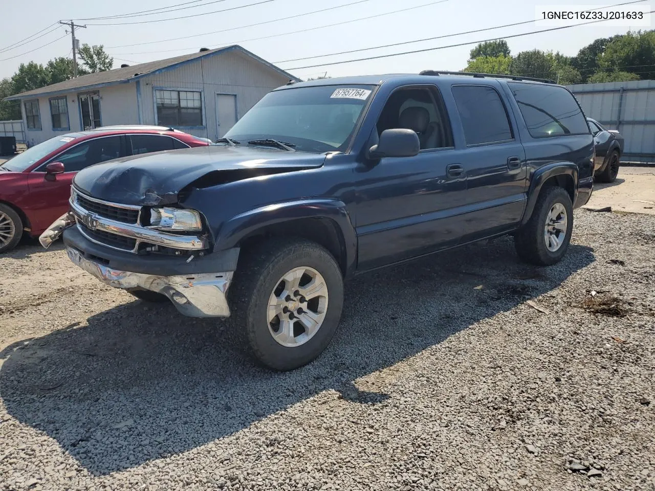 2003 Chevrolet Suburban C1500 VIN: 1GNEC16Z33J201633 Lot: 67957764