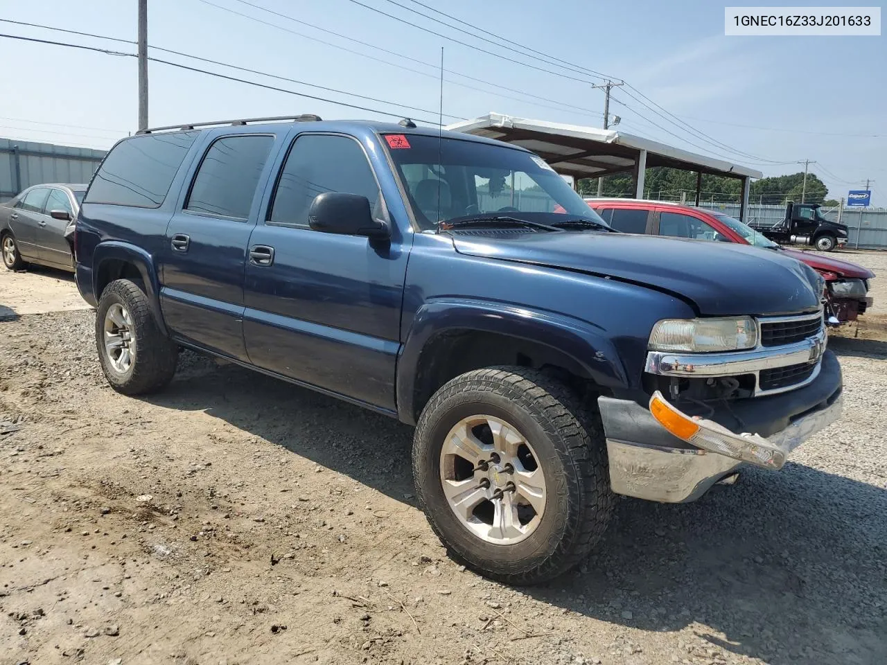 2003 Chevrolet Suburban C1500 VIN: 1GNEC16Z33J201633 Lot: 67957764