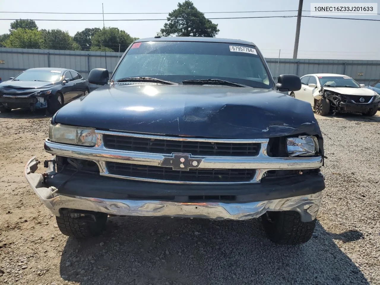 2003 Chevrolet Suburban C1500 VIN: 1GNEC16Z33J201633 Lot: 67957764