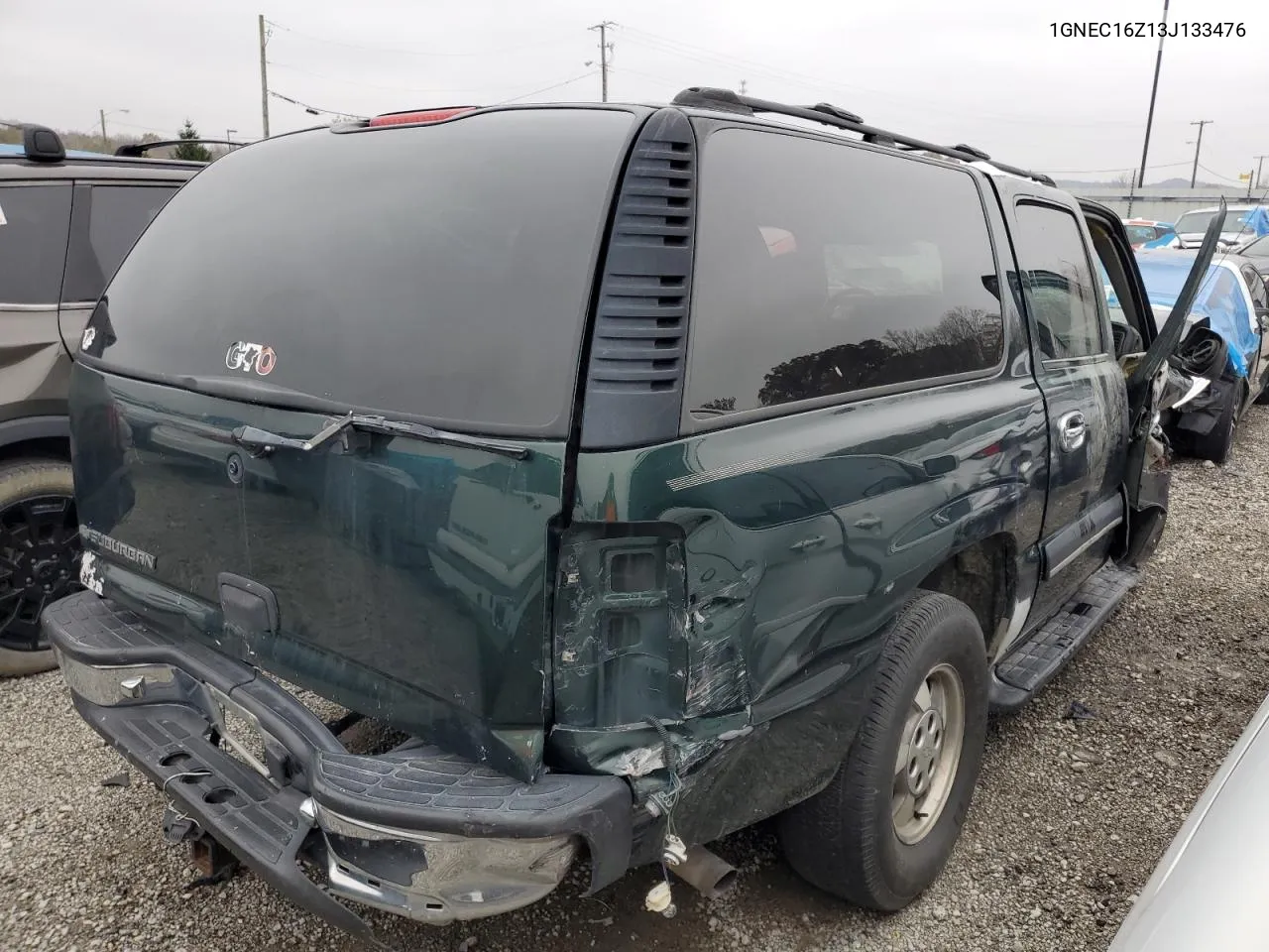 2003 Chevrolet Suburban C1500 VIN: 1GNEC16Z13J133476 Lot: 68215284