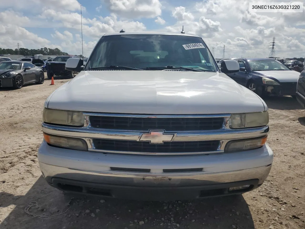 3GNEC16Z63G321220 2003 Chevrolet Suburban C1500