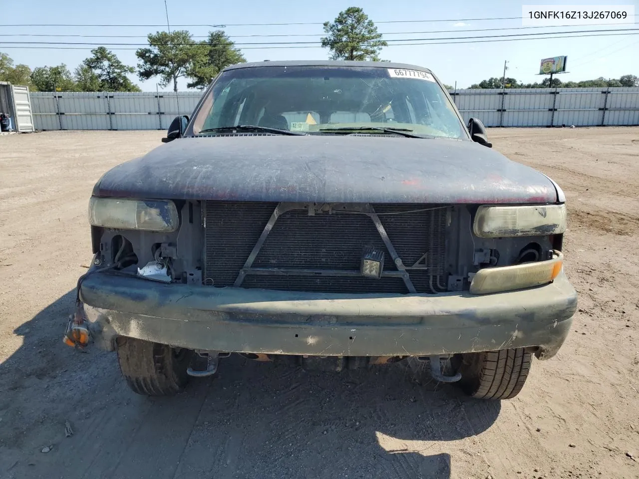 2003 Chevrolet Suburban K1500 VIN: 1GNFK16Z13J267069 Lot: 69261734