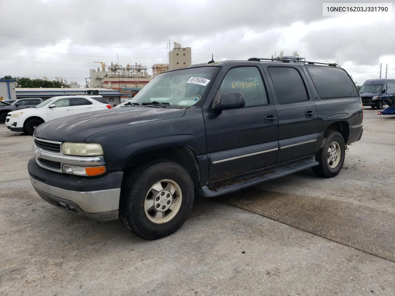 2003 Chevrolet Suburban C1500 VIN: 1GNEC16Z03J331790 Lot: 69785094