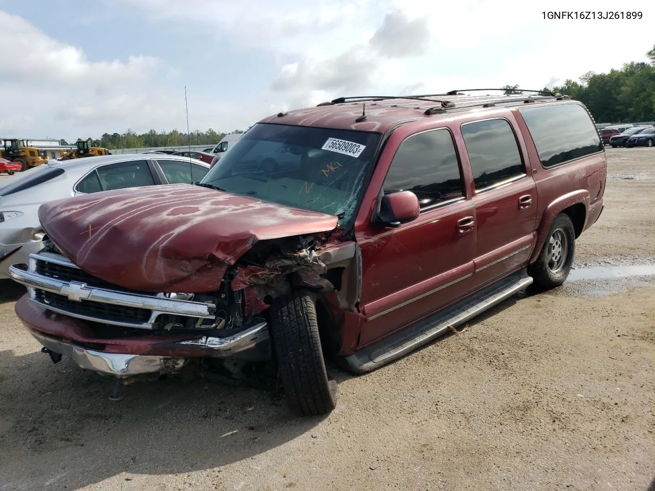 2003 Chevrolet Suburban K1500 VIN: 1GNFK16Z13J261899 Lot: 70806384