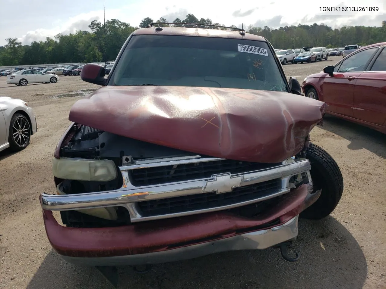 2003 Chevrolet Suburban K1500 VIN: 1GNFK16Z13J261899 Lot: 70806384