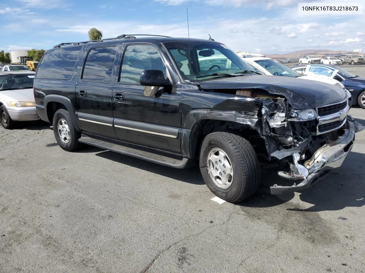 2003 Chevrolet Suburban K1500 VIN: 1GNFK16T83J218673 Lot: 70991614