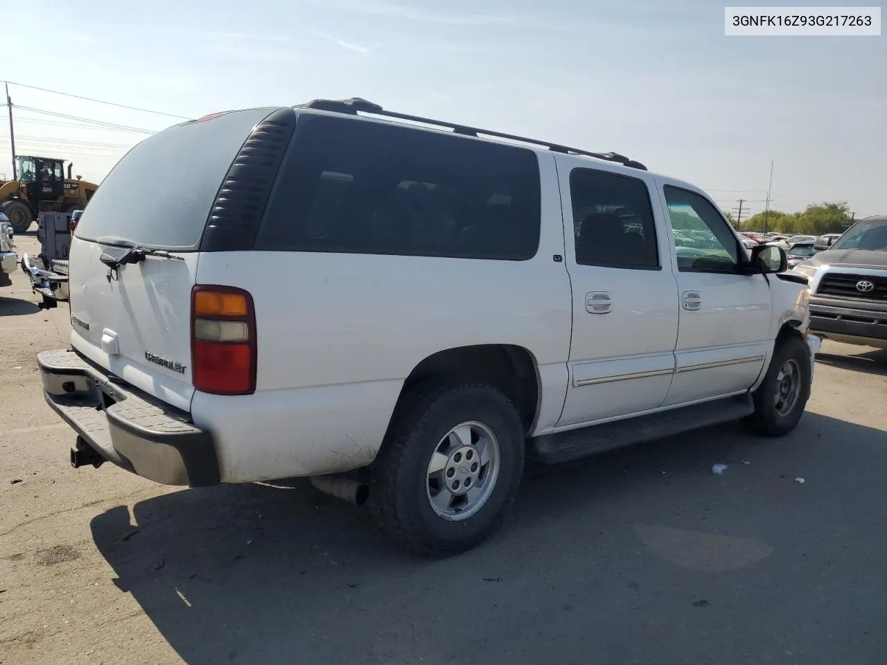 2003 Chevrolet Suburban K1500 VIN: 3GNFK16Z93G217263 Lot: 71387644