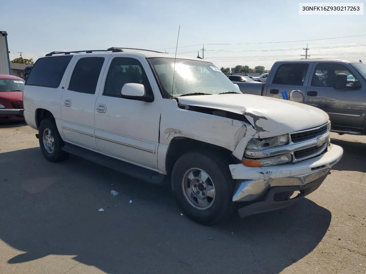 2003 Chevrolet Suburban K1500 VIN: 3GNFK16Z93G217263 Lot: 71387644