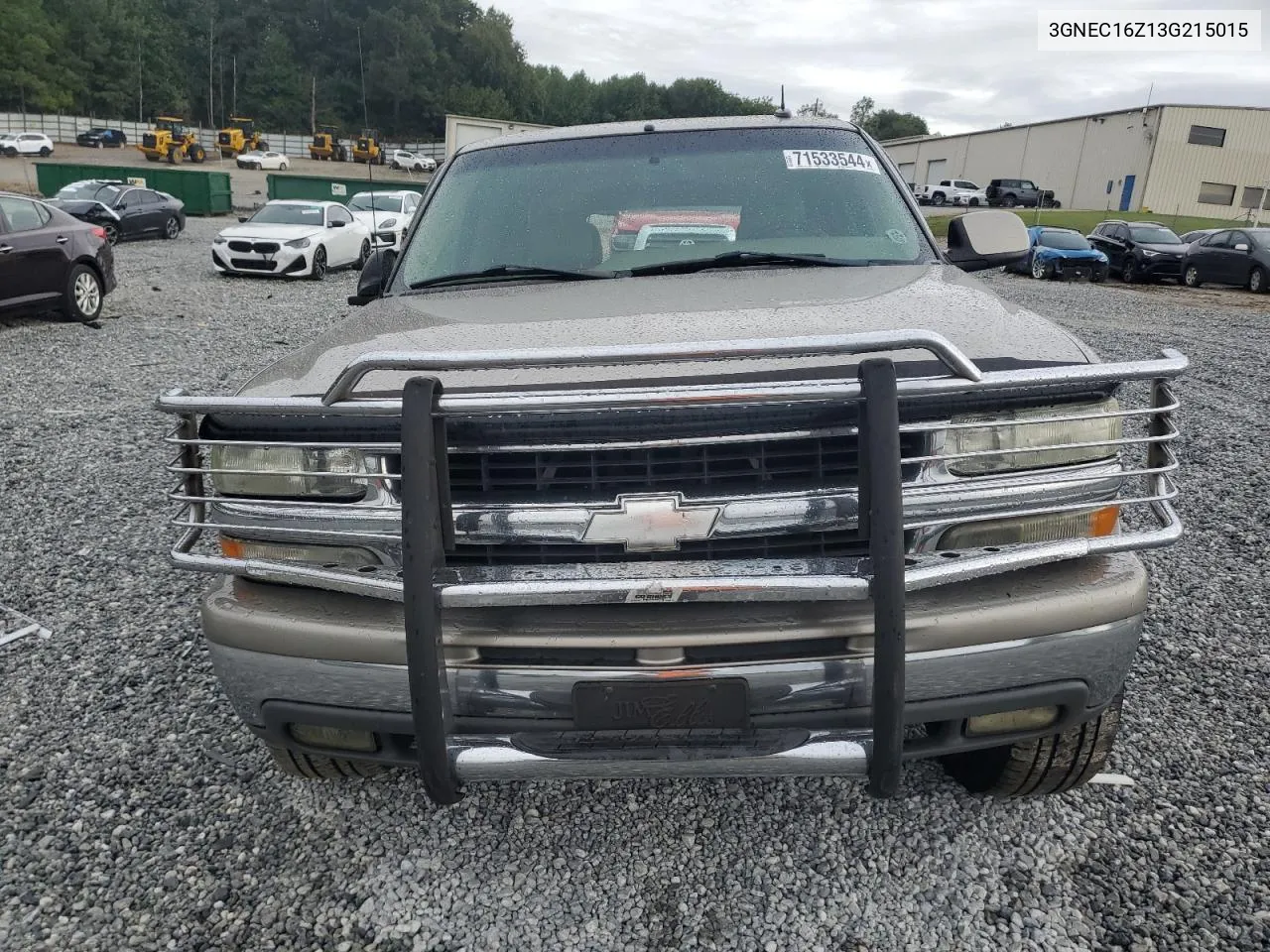 2003 Chevrolet Suburban C1500 VIN: 3GNEC16Z13G215015 Lot: 71533544