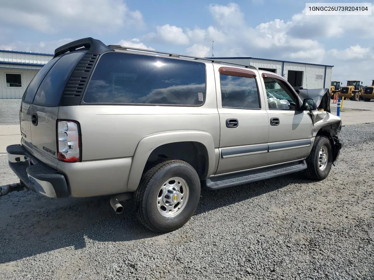 2003 Chevrolet Suburban C2500 VIN: 1GNGC26U73R204104 Lot: 73661544