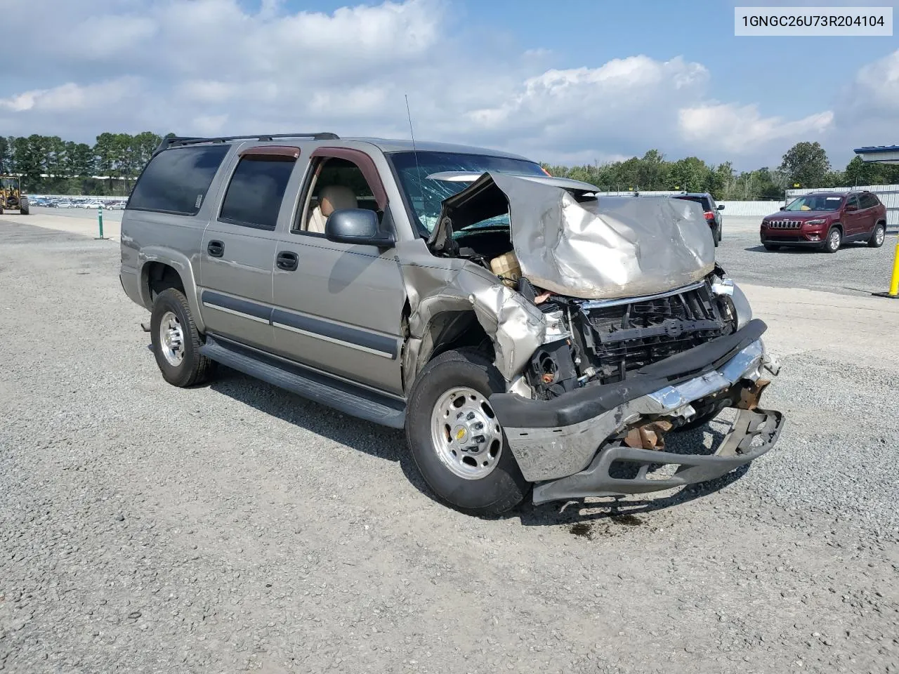 2003 Chevrolet Suburban C2500 VIN: 1GNGC26U73R204104 Lot: 73661544