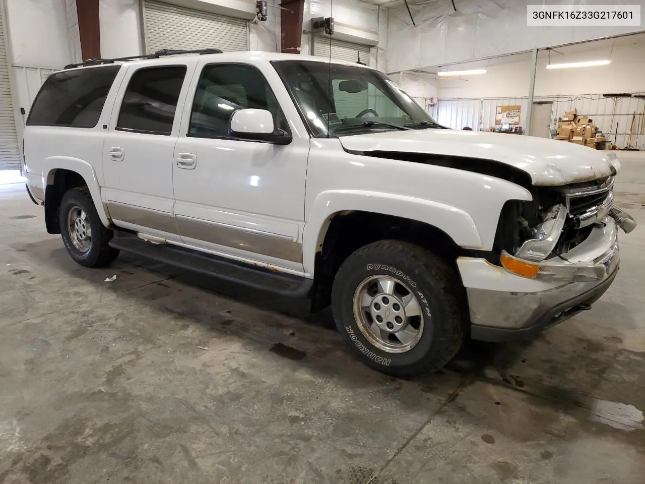 2003 Chevrolet Suburban K1500 VIN: 3GNFK16Z33G217601 Lot: 73967414