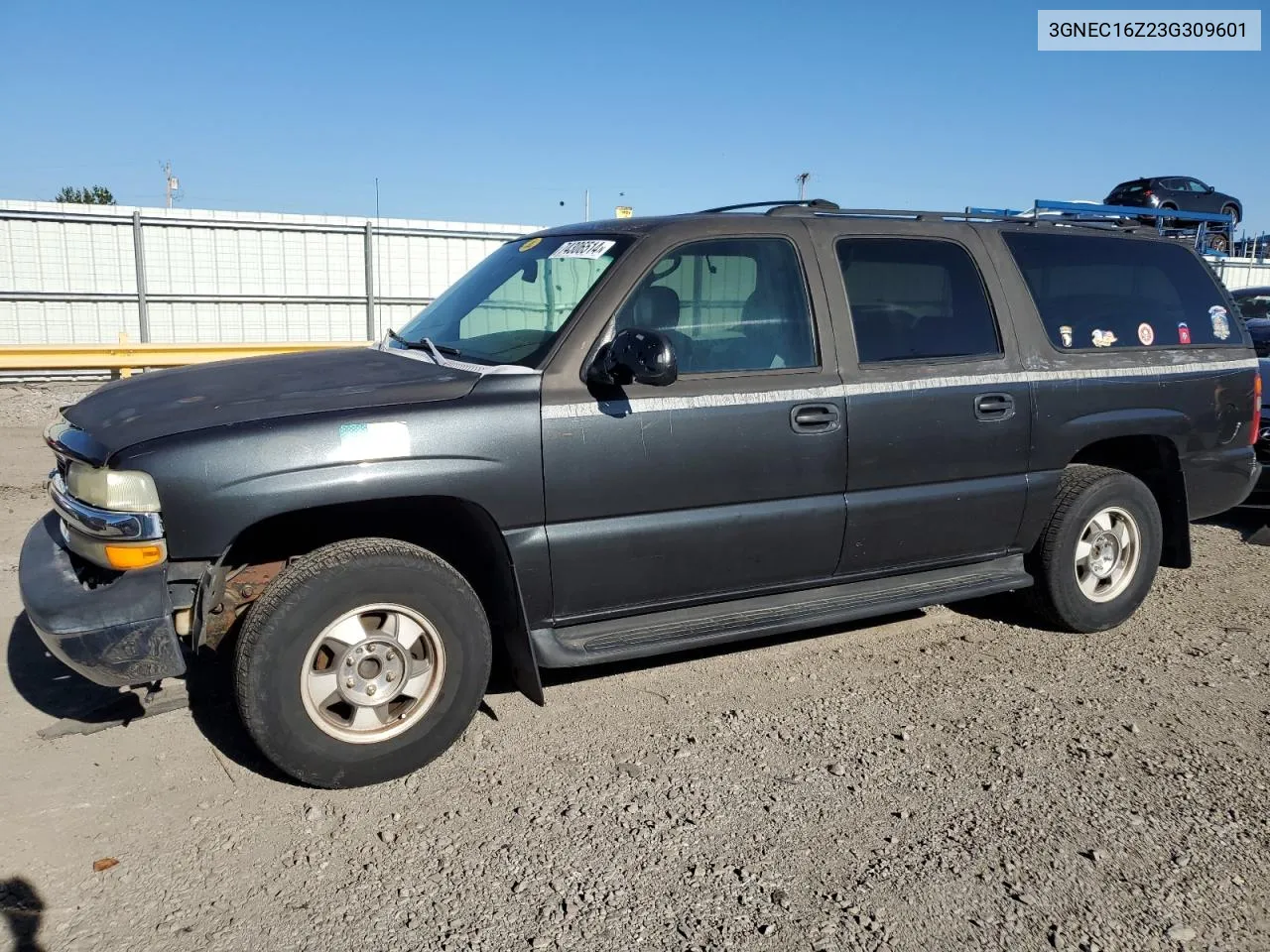 2003 Chevrolet Suburban C1500 VIN: 3GNEC16Z23G309601 Lot: 74306514