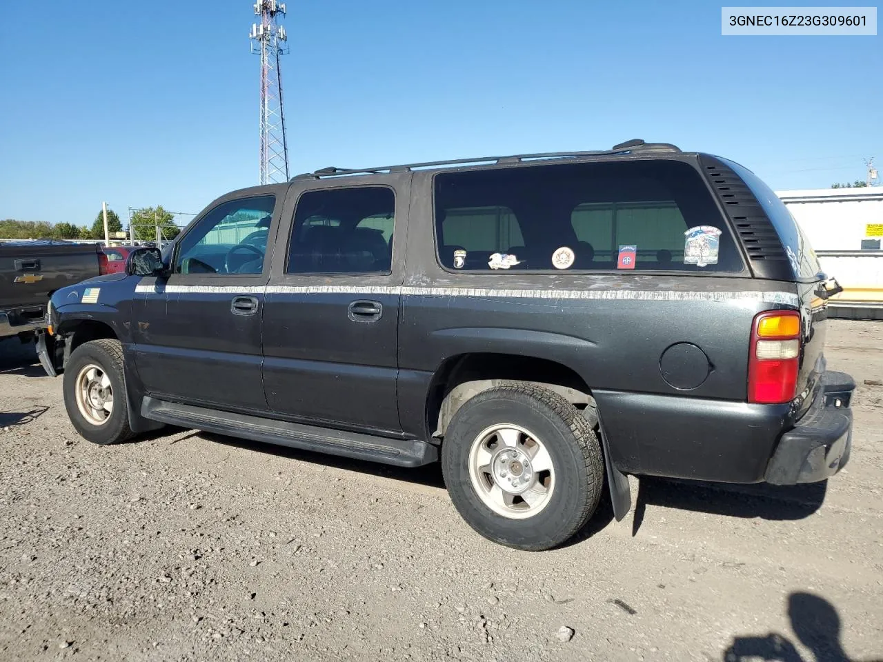 2003 Chevrolet Suburban C1500 VIN: 3GNEC16Z23G309601 Lot: 74306514