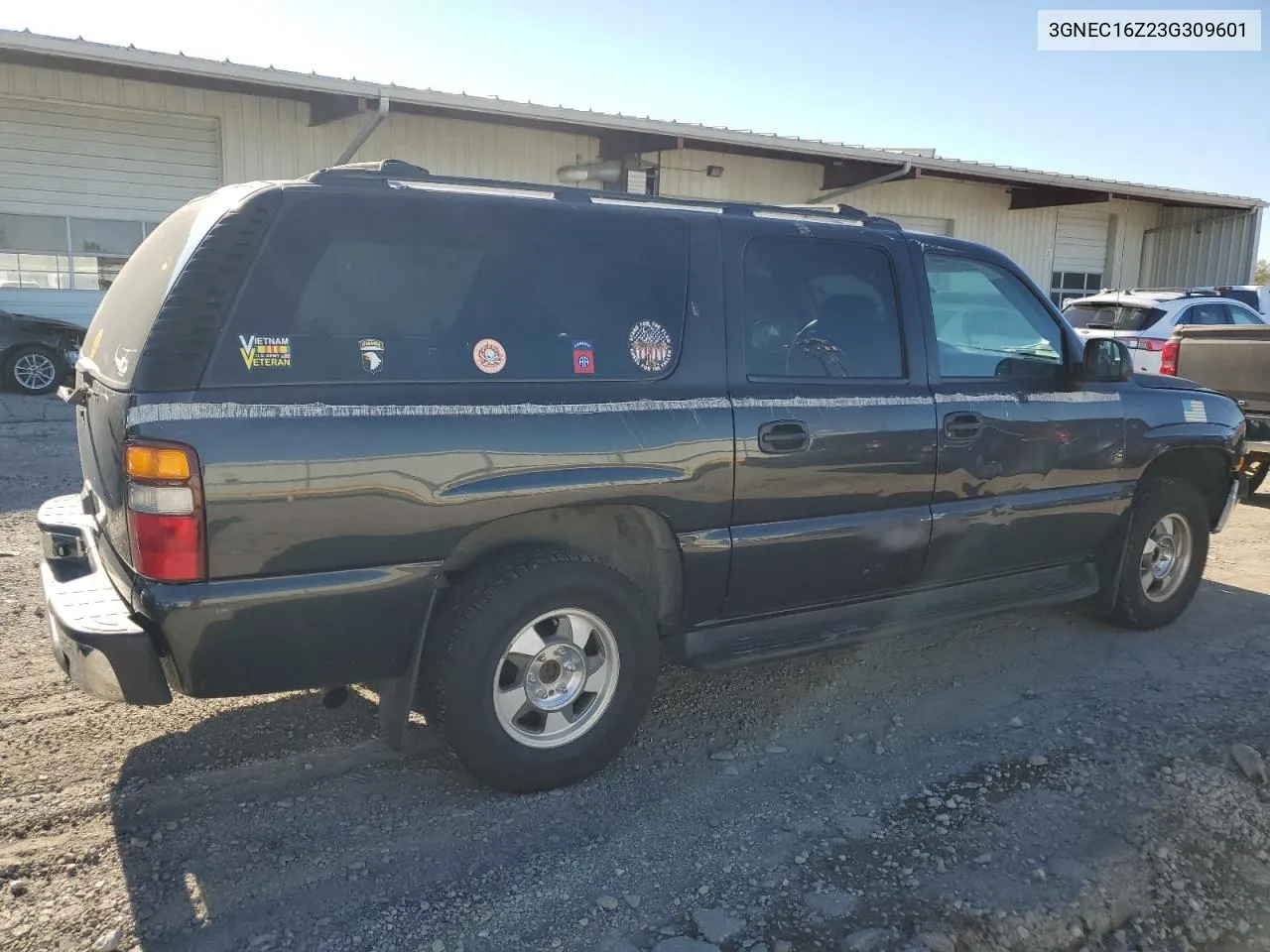 2003 Chevrolet Suburban C1500 VIN: 3GNEC16Z23G309601 Lot: 74306514