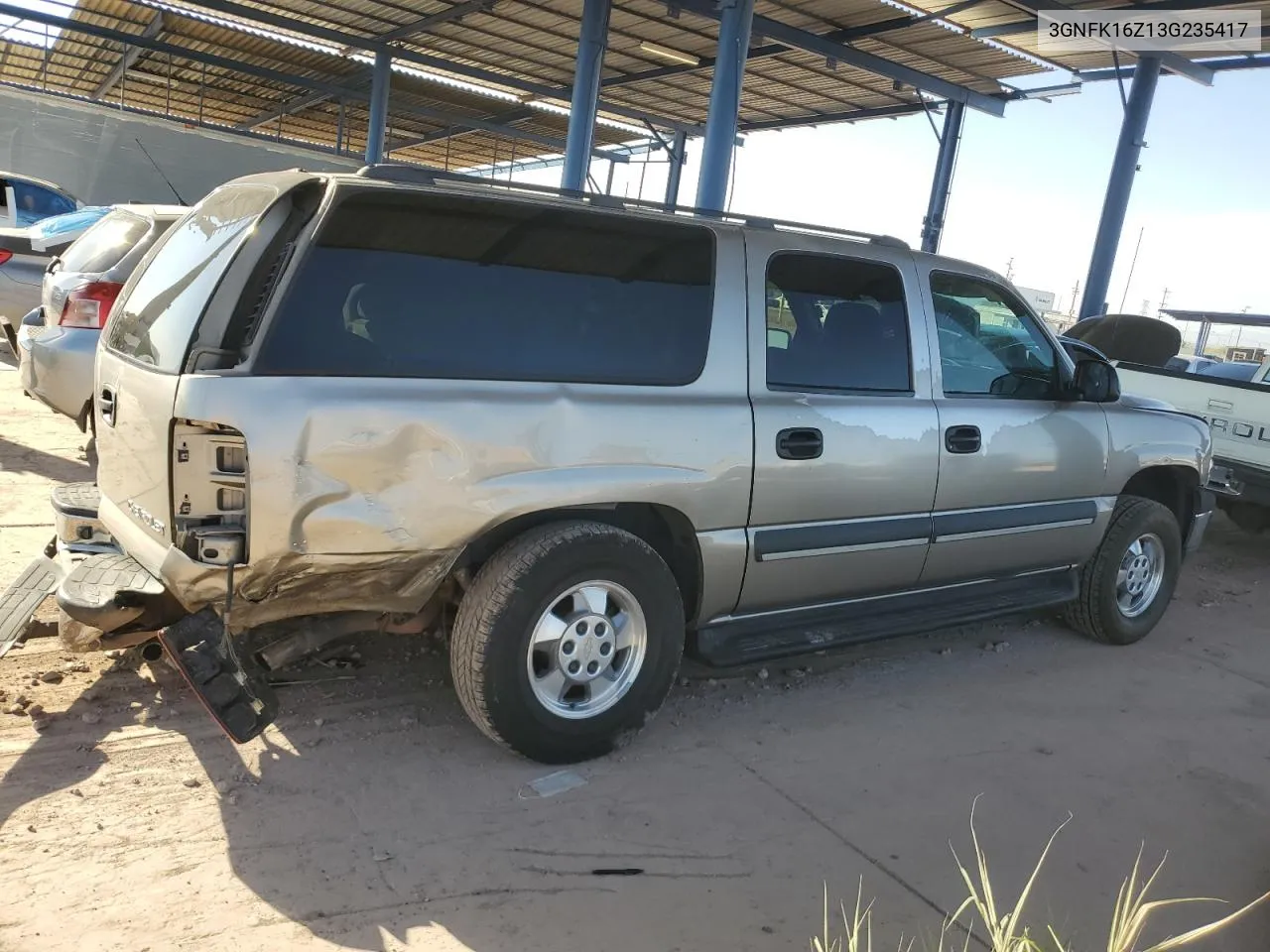 2003 Chevrolet Suburban K1500 VIN: 3GNFK16Z13G235417 Lot: 74716344