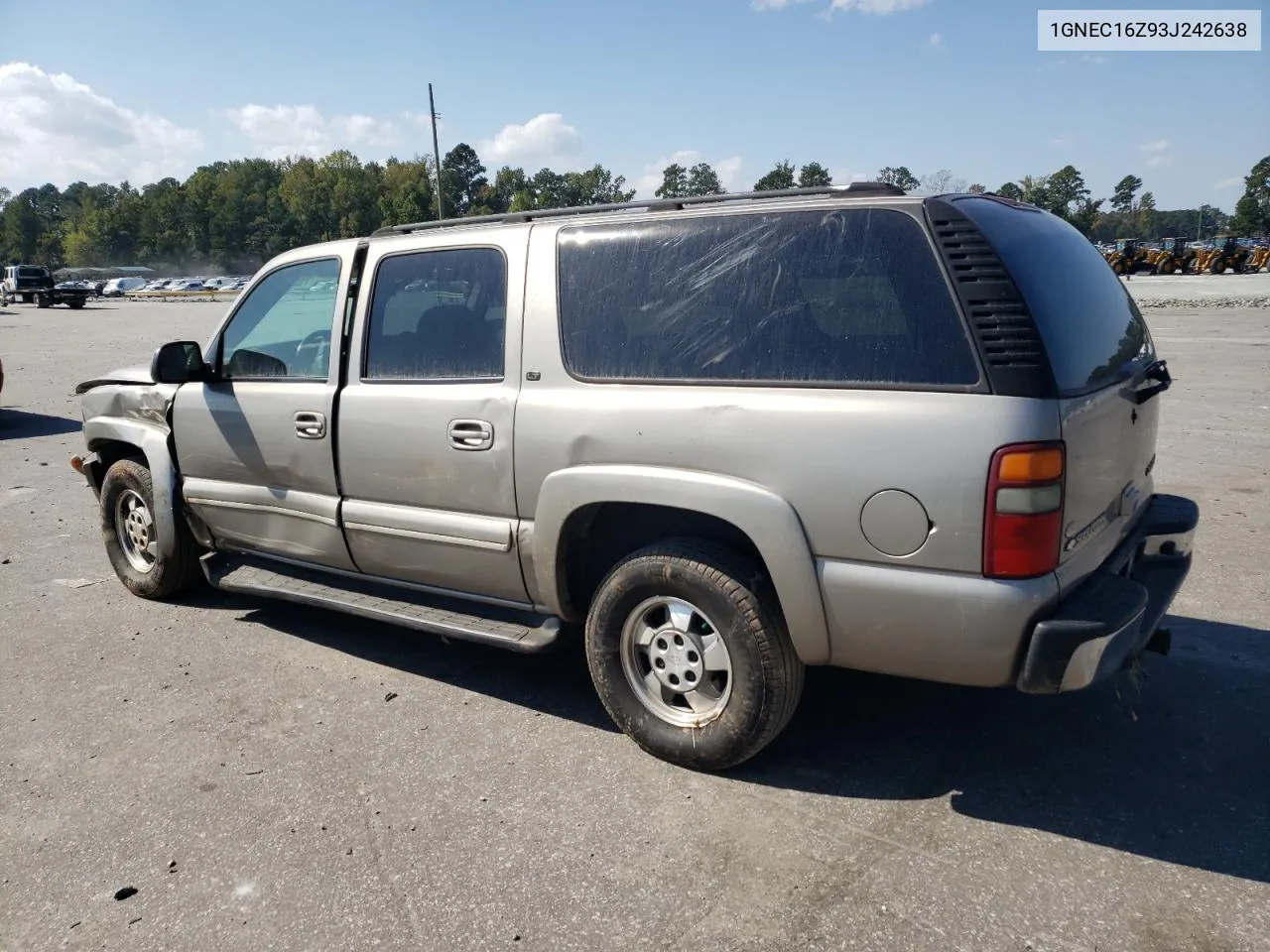 2003 Chevrolet Suburban C1500 VIN: 1GNEC16Z93J242638 Lot: 75521324