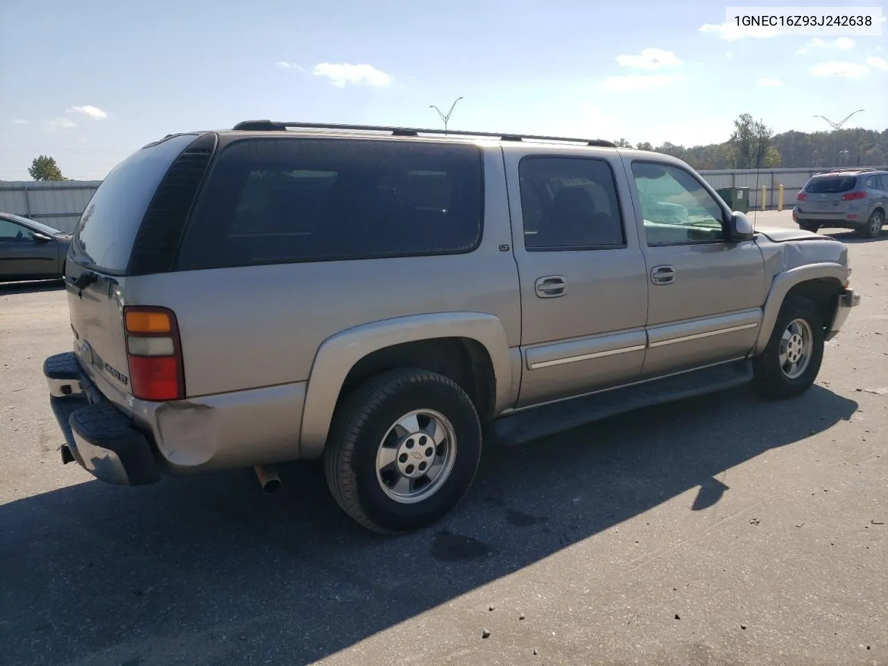 2003 Chevrolet Suburban C1500 VIN: 1GNEC16Z93J242638 Lot: 75521324