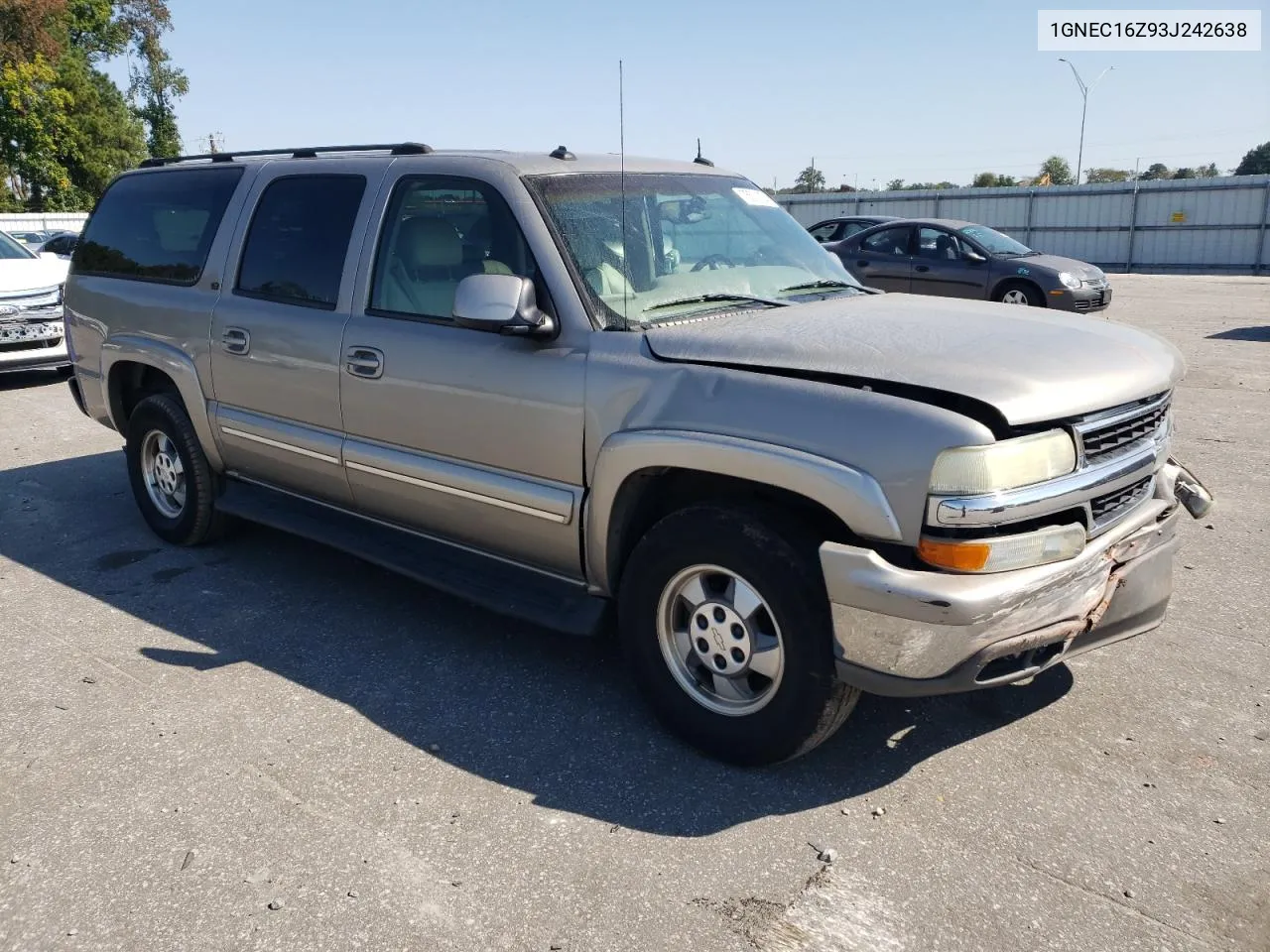 2003 Chevrolet Suburban C1500 VIN: 1GNEC16Z93J242638 Lot: 75521324