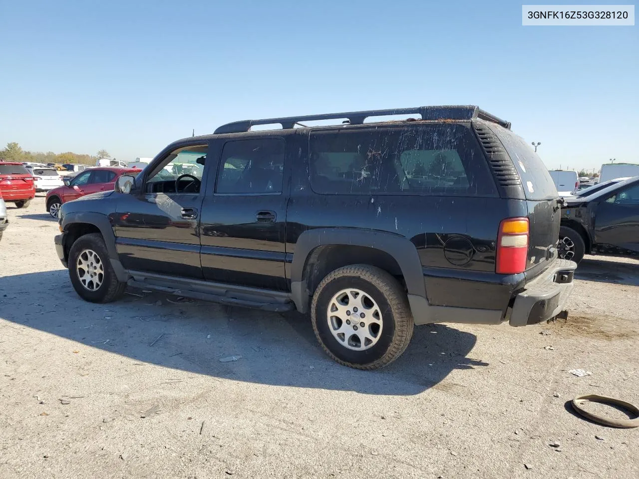 2003 Chevrolet Suburban K1500 VIN: 3GNFK16Z53G328120 Lot: 75628484