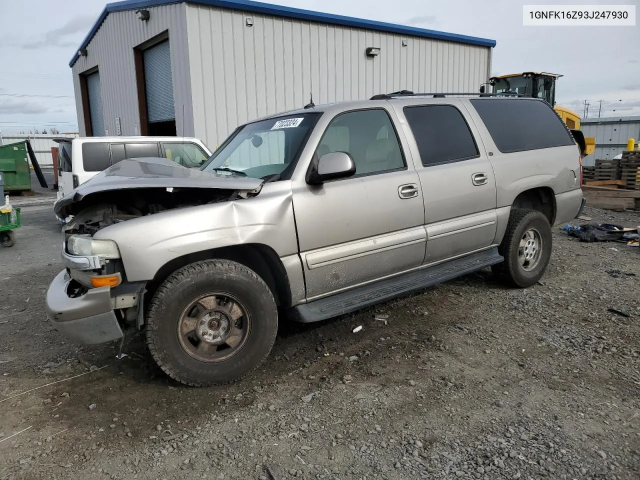 2003 Chevrolet Suburban K1500 VIN: 1GNFK16Z93J247930 Lot: 77023324