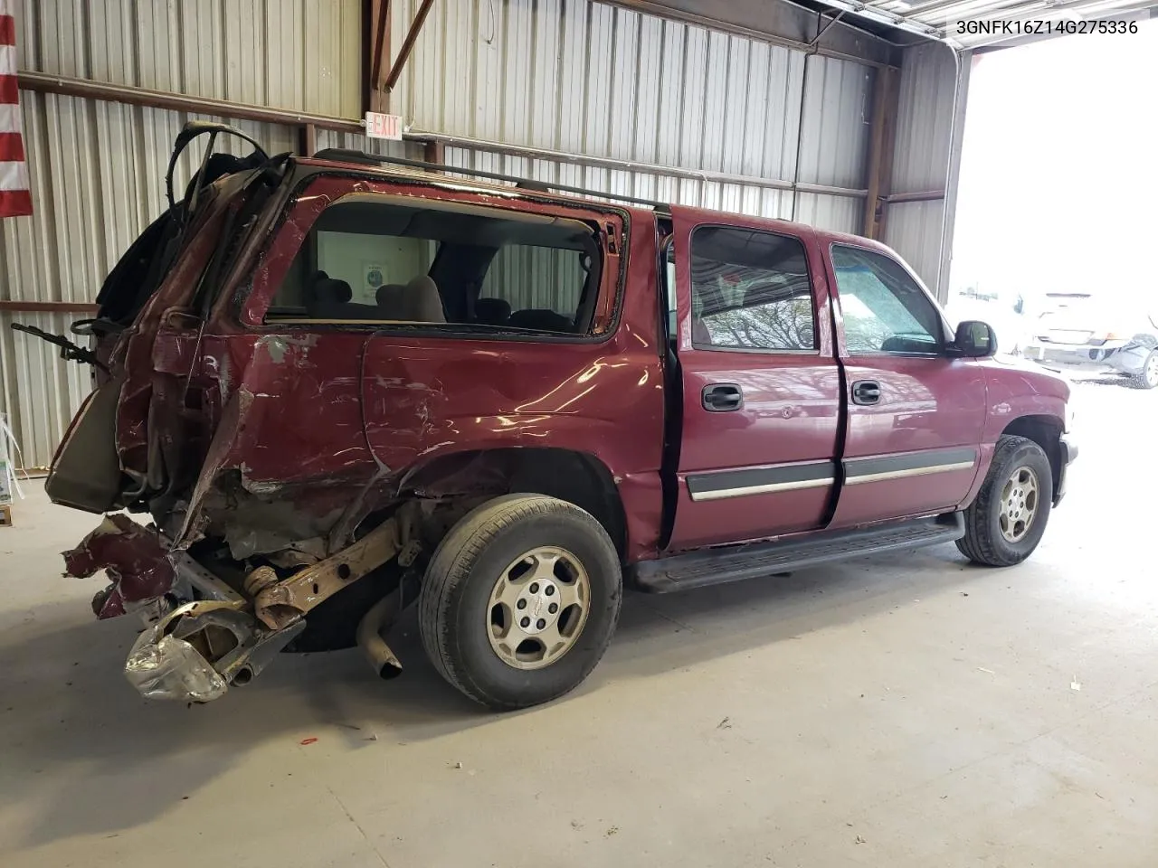 2004 Chevrolet Suburban K1500 VIN: 3GNFK16Z14G275336 Lot: 51231914