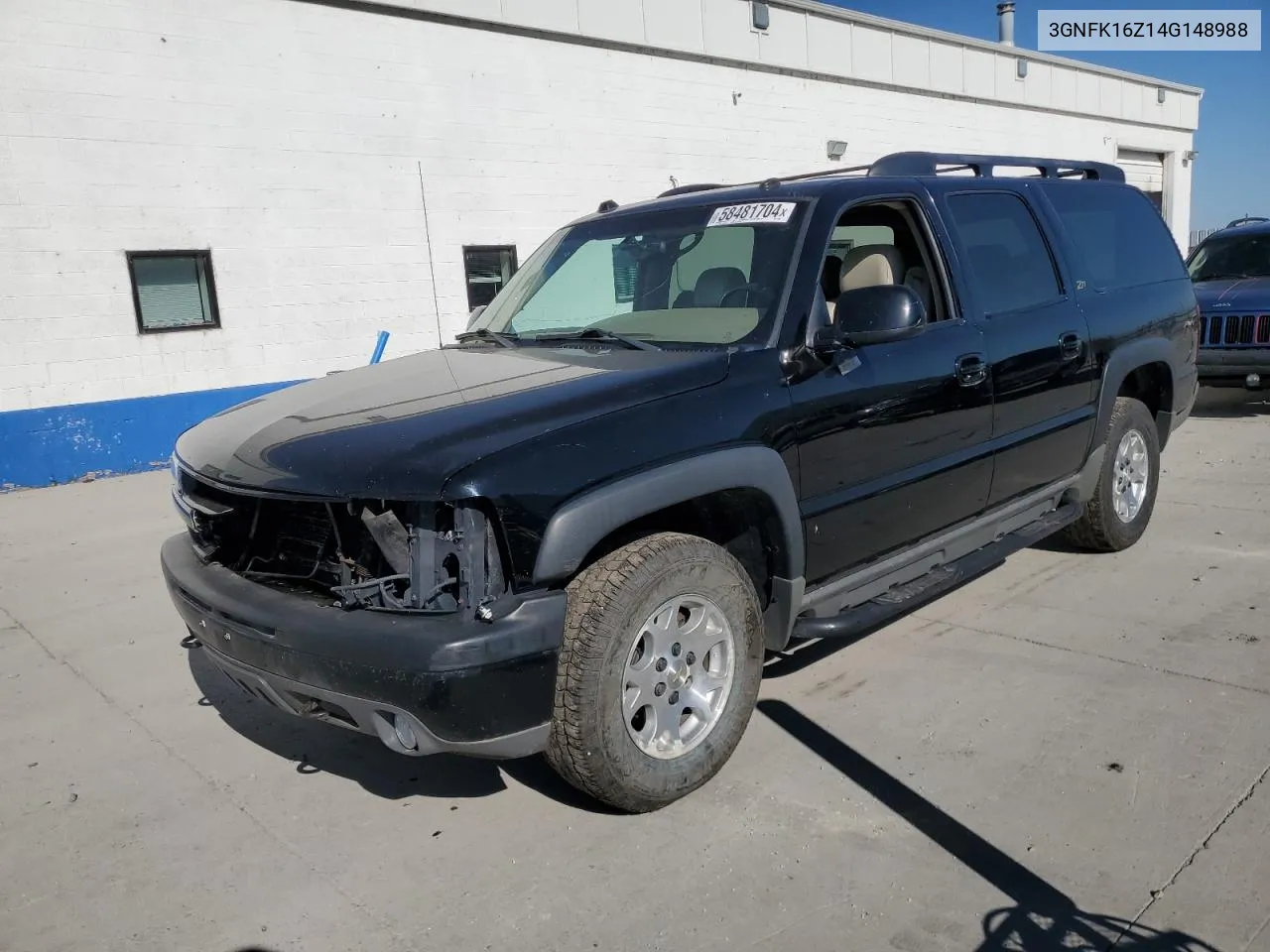 2004 Chevrolet Suburban K1500 VIN: 3GNFK16Z14G148988 Lot: 58481704