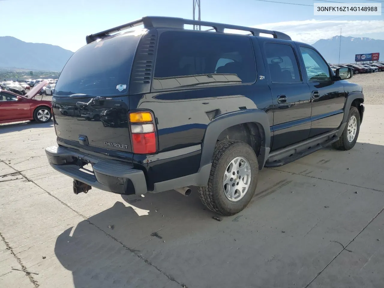 2004 Chevrolet Suburban K1500 VIN: 3GNFK16Z14G148988 Lot: 58481704