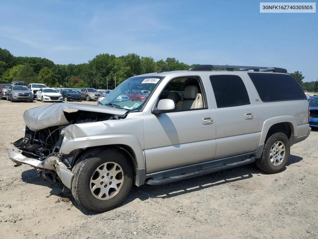 2004 Chevrolet Suburban K1500 VIN: 3GNFK16Z74G305505 Lot: 68907834