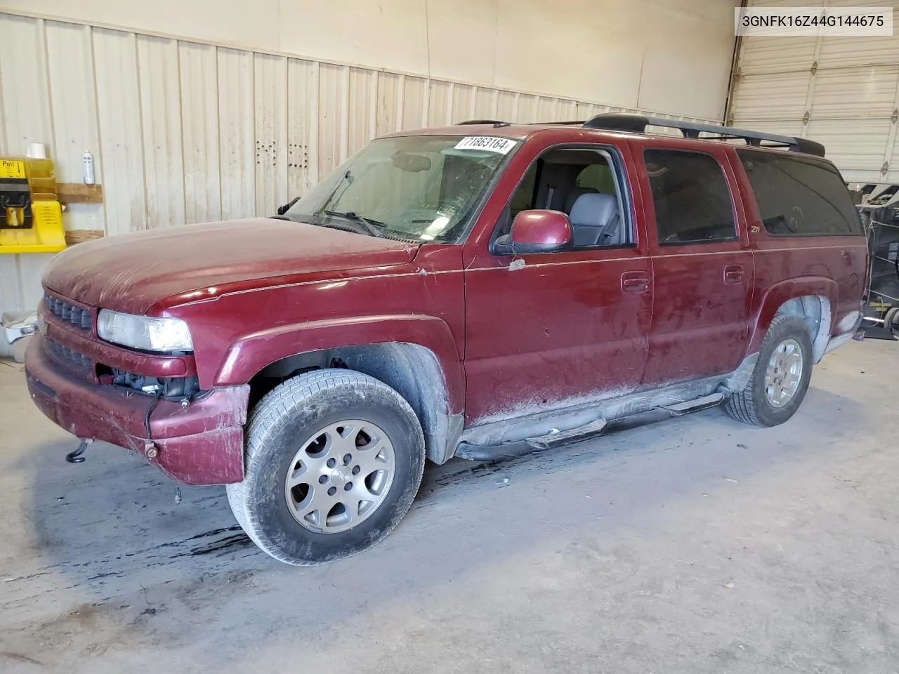 2004 Chevrolet Suburban K1500 VIN: 3GNFK16Z44G144675 Lot: 71863164